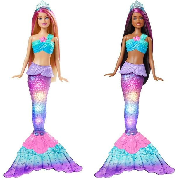 Une poupée Barbie sirène Dreamtopia assortie Mattel