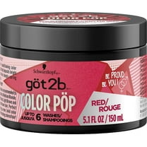 Got2b Color Pop Semi-Permanent Hair Color Mask, Red, 5.1 oz