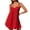 Red, variant on Elara Women's Tie Strap Dress Sweetheart Neck Lightweight Cami Mini Dress for Summer Beach Vacation Casual Wear