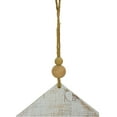 thumbnail image 5 of Northlight Rustic Wooden "JOY" with Bell Christmas Tag Ornament - 8" - Red and White, 5 of 6