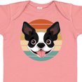 thumbnail image 4 of Inktastic Boston Terrier Dog Retro Sunset Boys or Girls Baby Bodysuit, 4 of 5