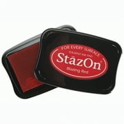 Stazon Solvent Ink Pad-Blazing Red