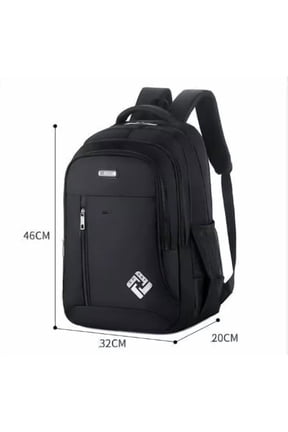 Waterproof Foldable USB Port Cell Phone Pocket 30L 5-Pocket Polyester Backpack, Black