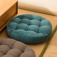 thumbnail image 7 of Ludlz Tufted Seat Cushion Extra Thick High Elasticity Soft Round Solid Color Chair Tatami Sofa Floor Sitting Mat Pad Home Office Supplies, 7 of 7