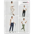 thumbnail image 7 of BALEAF Womens Business Casual Pants Stretch Travel Pants On Airplane with Zipper Pockets Dressy Slacks Golf Work Office Beige 3XL, 7 of 7