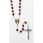 Roman 18" Religious Catholic St. Pope John XXIII Red Beaded Rosary