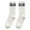 White, variant on HNMKIU Performance Athletic Crew Socks with Advanced Cushioning for Superior Comfort During Running Hiking and All Sports Activities Featuring Wicking Breathable Lightweight Fabric Black,A