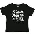 thumbnail image 3 of Inktastic Florida is My Happy Place with Palm Trees Boys or Girls Baby T-Shirt, 3 of 5