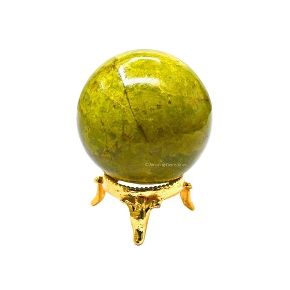 Green Opal Crystal Ball Sphere 2" Inches