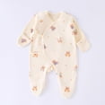 thumbnail image 2 of Xyant Baby Boys Girls Snug Fit One-Piece Romper Jumpsuit Cotton Pajamas Footed Outfit 0-6 Months, 2 of 3