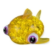 Bubbleezz Animalzz Big Eyed Super Soft Gale Goldfish, Squeeze Transform and Mold, Gold