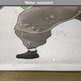 thumbnail image 6 of Ambesonne Kabuki Place Mats Set of 4, Orient Artist Pose, Standard Size, Umber White, 6 of 6
