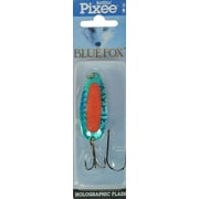 Blue Fox Classic Vibrax Size 5 7/16oz Silver/Flo Red