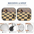 thumbnail image 6 of Gukieu Chess Board With Pawns Print Car Windshield Sun Visor, Foldable Anti-UV Car Sun Visor Suitable for Vans, Trucks Car Accessories-Small, 6 of 6