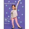 thumbnail image 3 of MISS POPULAR Girls 5-Pack Leggings – Soft Stretchy Cotton-Blend Everyday Pants, Sizes 4–16, 3 of 6