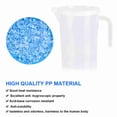 thumbnail image 4 of Taza Medidora Para Hornear, 500 Ml, 1000 Ml, Tazas Medidoras De Plástico Transparente Con Tapa, Accesorios Para Cocinar Y Hornear, 500 Ml, 4 of 7