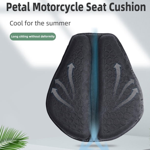 Cojín de asiento de motocicleta Macarena universal de aire de Enfriamiento de Descompresión