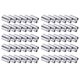 thumbnail image 1 of 60 tornillos separadores, tornillos publicitarios, soportes de pared de acero inoxidable, clavos acrílicos de vidrio para plata, 1 of 4
