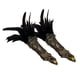 thumbnail image 3 of Guantes góticos Guantes largos de plumas Cosplay Traje de conducción Guantes de vestir 1 par Guantes largos de encaje sin dedos Guantes de encaje, 3 of 9