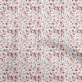 thumbnail image 1 of oneOone Viscose Chiffon White Fabric Abstract Floral Dress Material Fabric Print Fabric By The Yard 42 Inch Wide, 1 of 4