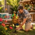 thumbnail image 7 of Tropical Island Parrot Resin Desktop Light Statue, Colorful Island Themed Lighted Figurine for Home Office Interior Accent Corner Styling, 7 of 7