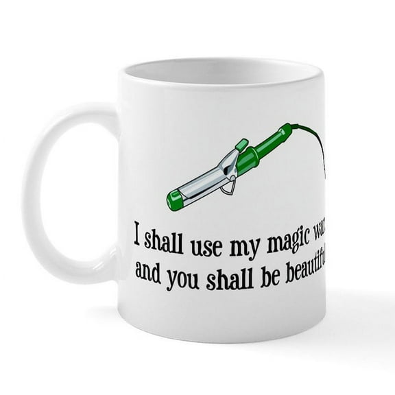 CafePress - Beauty Shop Magic Mug - 11 oz Ceramic Mug - Novelty Coffee Tea Cup