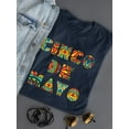 thumbnail image 3 of Cinco De Mayo Ornate Text  Shaped T-Shirt Women -Image by Shutterstock, Female Small, 3 of 4