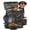 Camo, variant on Dog Travel Bag for Supplies with 2 BPA-Free Travel Bowls and 2 Food Containers, Black Paw Print