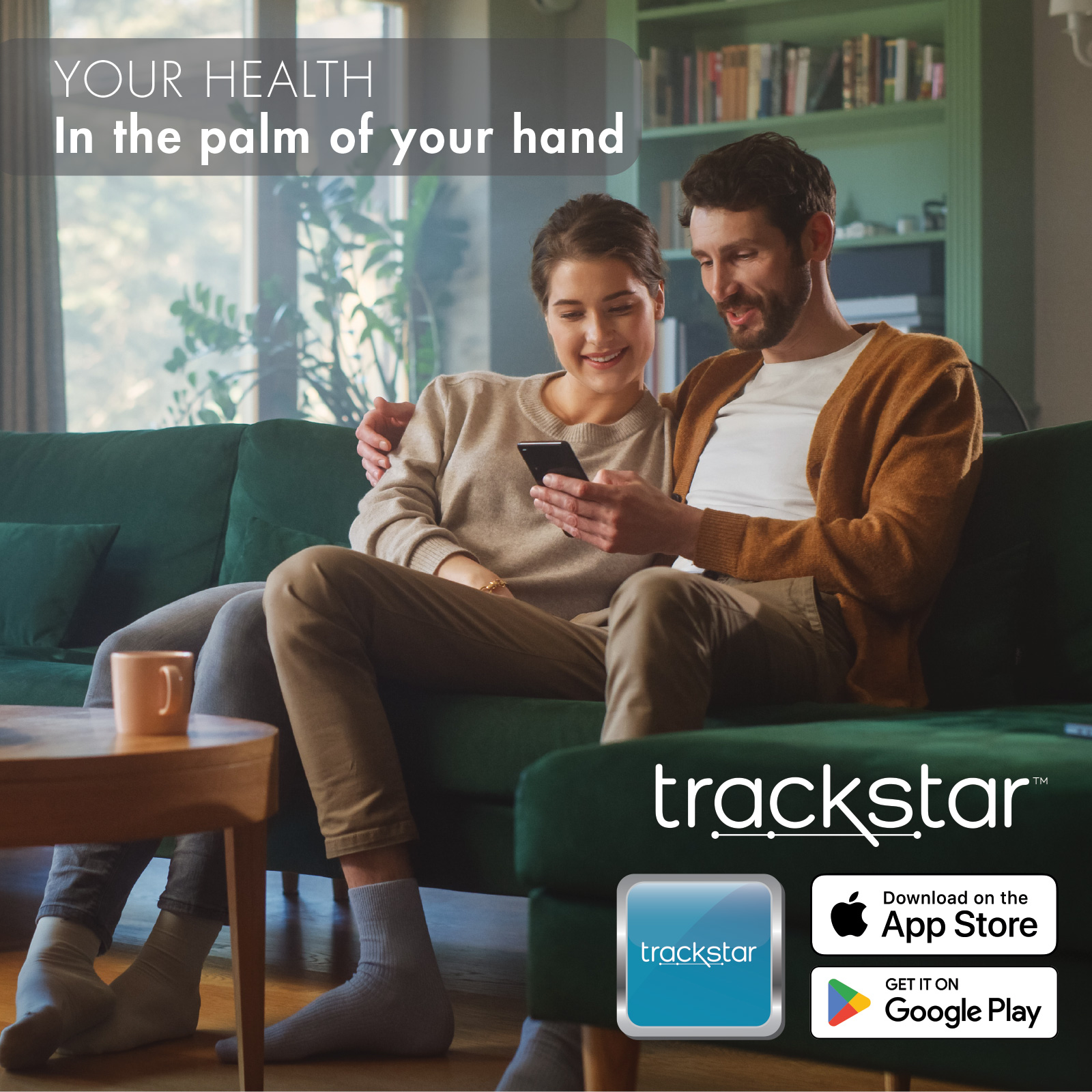 Trackstar Smart Blood Pressure Monitor | Wide-Range Upper Arm Cuff | Trackstar Monitoring App | Bluetooth iOS & Android Compatible | Measure, Track, and Share Results
