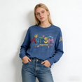 thumbnail image 6 of Autism Awareness Shirt Long Sleeves Pullover Sweatshirt for Women Blue XXXL, 6 of 7