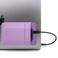 thumbnail image 2 of Funda adhesiva para portátil Afterplug con 2 bolsillos, lila y morado, 2 of 6
