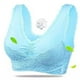 thumbnail image 1 of Sujetador deportivo sin aros con encaje y hebilla cruzada en la parte delantera, push-up, para yoga, correr, fitness, ropa interior deportiva para mujer, 1 of 6