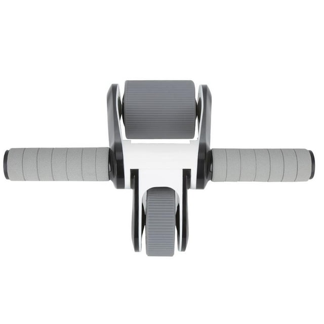 LYUMO 2 Roues Ab Rouleau Roulant, 2 Roues Ab Rouleau Rouleau Abdominal Exercice Musculaire Gym Équipement D\'entraînement Physique à Domicile avec Genouillère, Ab Roue Roulante