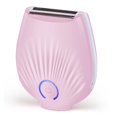 thumbnail image 1 of Maquinilla de afeitar eléctrica para mujeres, afeitadora femenina, afeitadora recargable e impermeable para mujeres, recortadora de depilación para uso húmedo o seco (rosa), 1 of 5