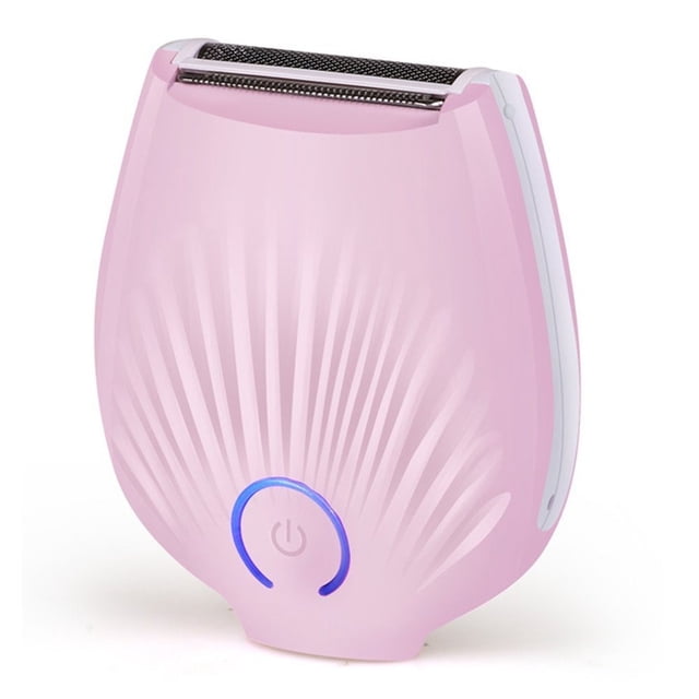 Maquinilla de afeitar eléctrica para mujeres, afeitadora femenina, afeitadora recargable e impermeable para mujeres, recortadora de depilación para uso húmedo o seco (rosa)