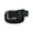 Black, variant on CTM® Elastic Braided Stretch Belt with Silver Buckle (Men's Big & Tall)