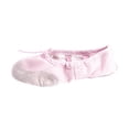 thumbnail image 1 of TISHITA Chaussures de BALLET en Cuir de Fée Rose Semelle Fendue Bambin, 1 of 8
