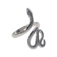 thumbnail image 1 of Gold Sliver Ring Geometric Shape Ring Adjustable Silver Lines Winding Ring Minimalist Ring Gift, 1 of 5