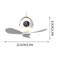 thumbnail image 3 of Deals of The Day Clearance! Intelligent Ceiling Fan with Lighting, Camping Light, Photoelectric Fan, Desktop Pendant Lamp with Direct Insertion Mini Fan for Home Use, 3 of 6