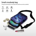 thumbnail image 7 of HELLHERO Dolphins Women Messenger Bag Polyester with Zipper Adjustable Shoulder Strap Crossbody Bag for Travel, Outdoor and Daily Use, 7 of 7