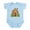 Sky Blue, variant on CafePress - Gingerbread House Infant Bodysuit - Baby Light Bodysuit, Size Newborn - 24 Months