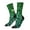 2 Black-2, variant on Green Disco Lights Crew Socks for Men & Women, Breathable Casual Athletic Ankle Socks