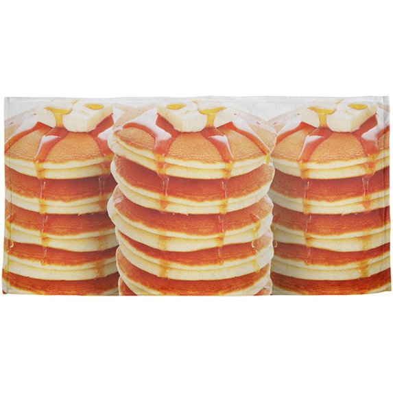 Pancakes and Syrup Breakfast All Over Beach Towel