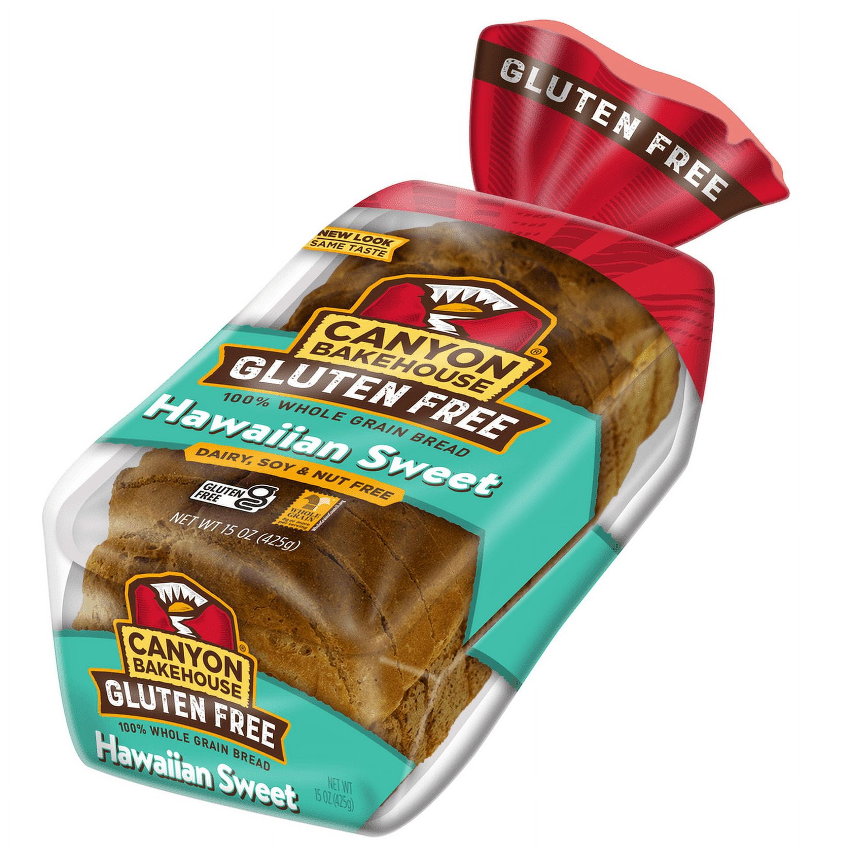 Canyon Bakehouse Hawaiian Sweet Gluten Free Bread, Fresh 15oz Loaf