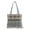 Light Green, variant on Stylish Tote Bag Tooled Embroidered Collection with Fringe Design Perfect for Everyday Use, Tan