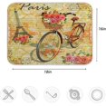 thumbnail image 4 of GZHJMY Paris Vintage Poster Eiffel Tower Absorbent Dish Drying Mat Microfiber Kitchen Countertop Table Protector Multi-Purpose Counter Rack Sink Drainer Pad (16" x 18"), 4 of 6