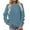 Blue, variant on Lindreshi Oversized Sweatshirts for Women Loose Fit Women Long Sleeves Casual Shirts Color Round Neck Sweatshirt Crewneck Pullover Tunic Tops
