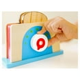 thumbnail image 3 of Melissa & Doug Bread and Butter Toaster Set (9 pcs) - Wooden Play Food and Kitchen Accessories, 3 of 10