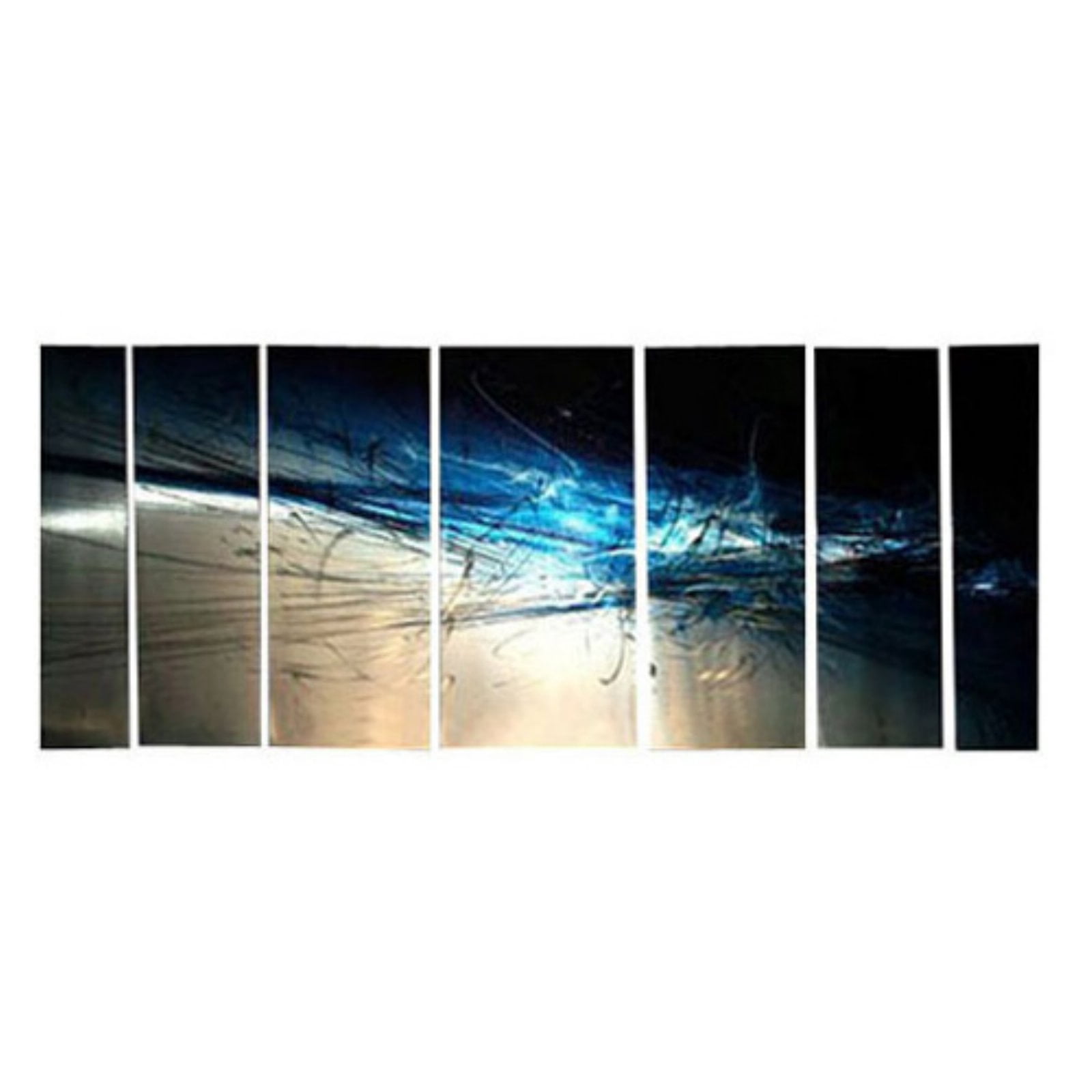 SWS00006 Metal Wall Art - Set of 7 - 66W x 23.5H in. - Walmart.com