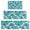 Blue Dinosaurs With, variant on Blue Dinosaurs Skeletons Pterosaurs Pattern Kitchen Rugs Sets Of 3,Kitchen Runner Rugs Non Skid Washable,Decorative Kitchen Floor Mats for Kitchen,Sink,Laundry,17"x30"+ 17"x47" + 17"x59"